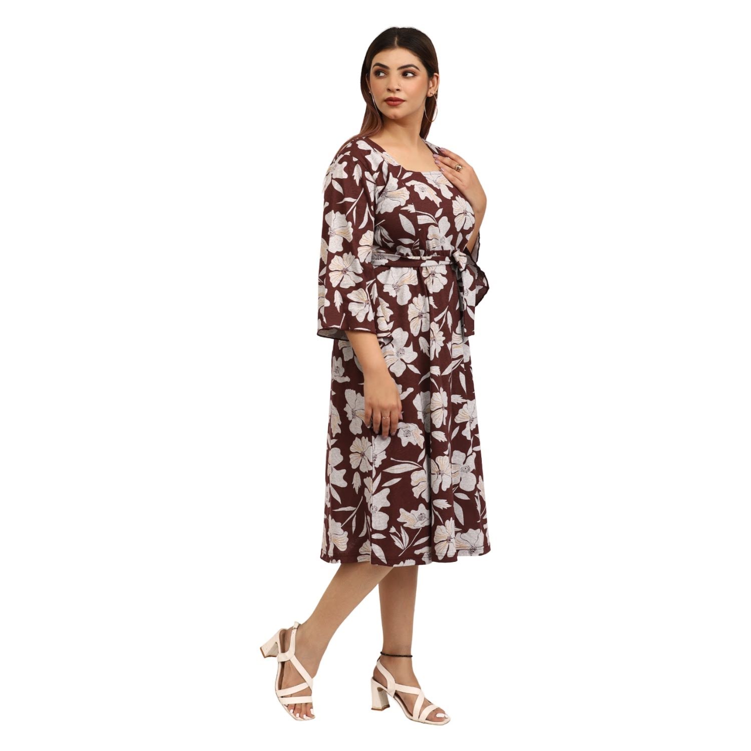 Crimson Maroon Dress thumbnail 2